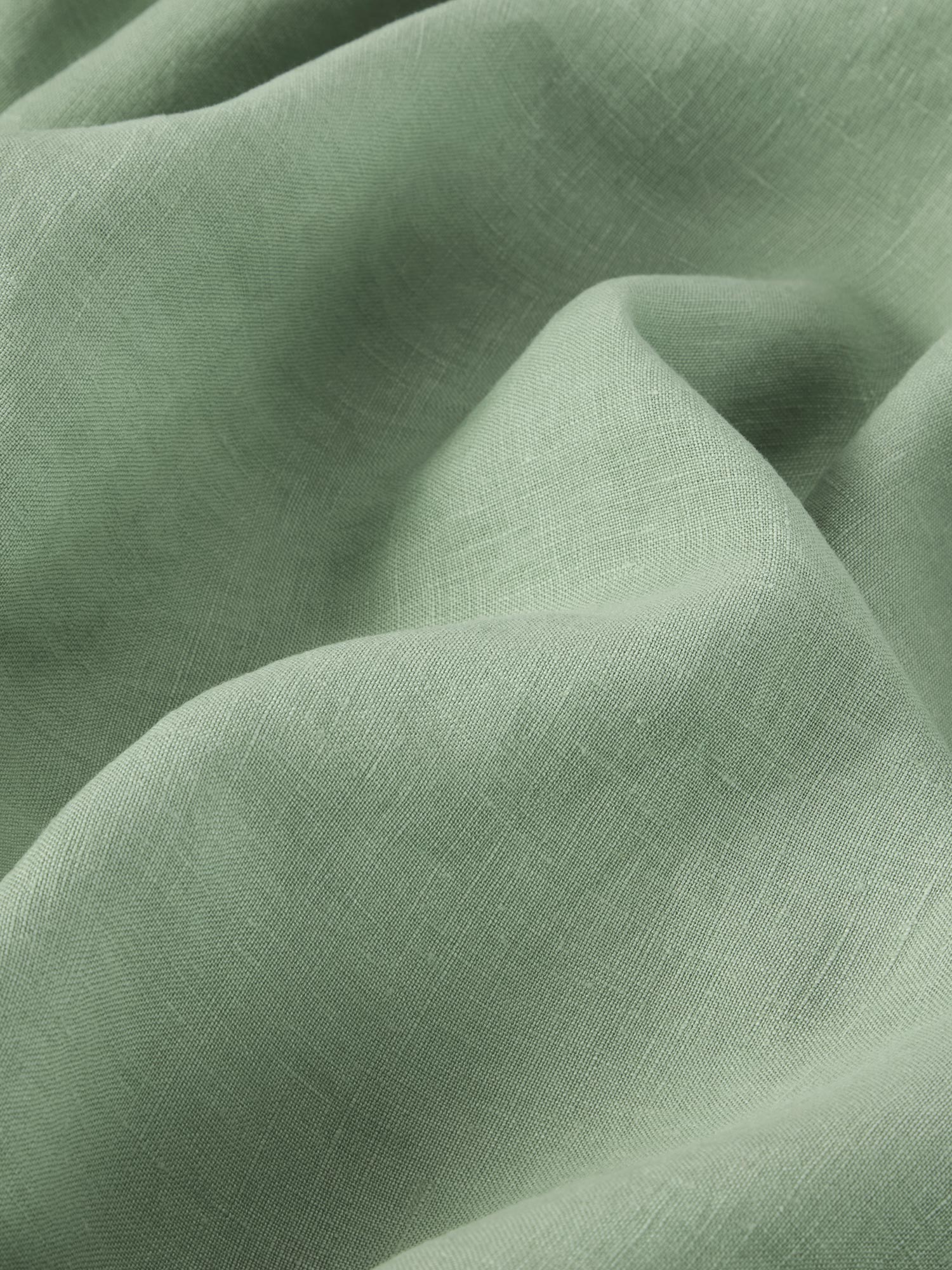 Sage Green Linen Blend Flat Sheet
