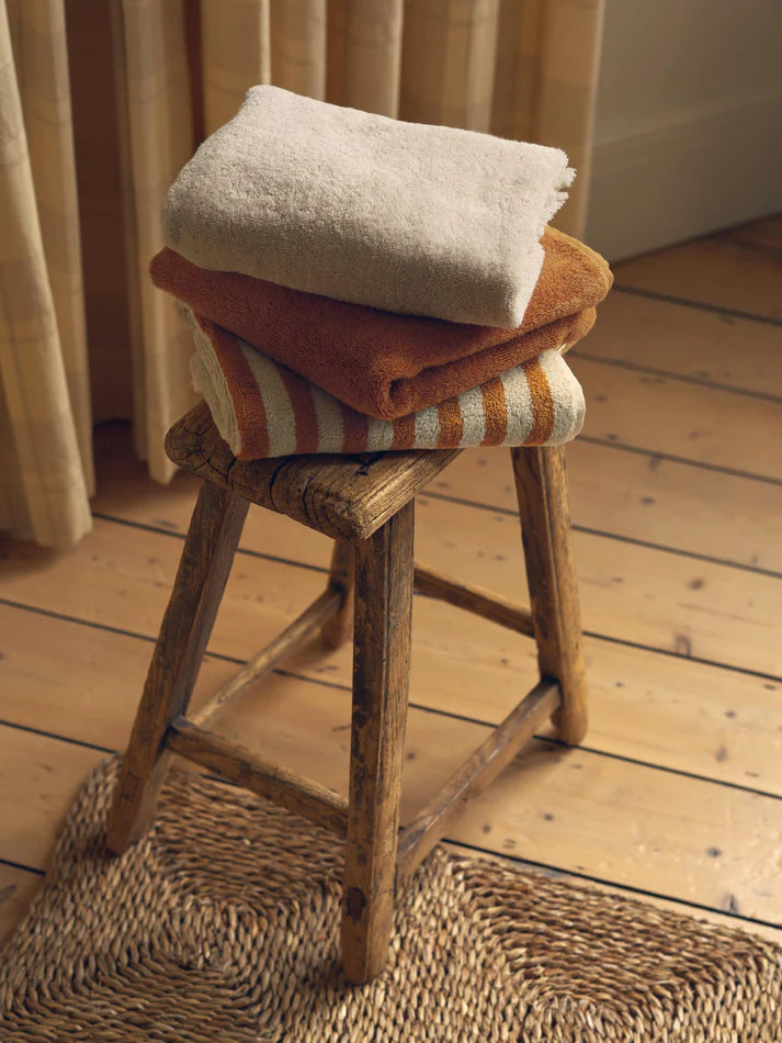 Russet Yellow Fringe Edge Cotton Towels