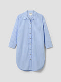 Pale Blue Favourite Shirt Stripe Cotton Nightshirt