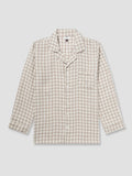 Men's Mushroom Gingham Pajama Shirt