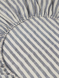 Atlantic Pembroke Stripe Linen Blend Fitted Sheet