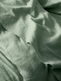 Sage Green Linen Blend Flat Sheet
